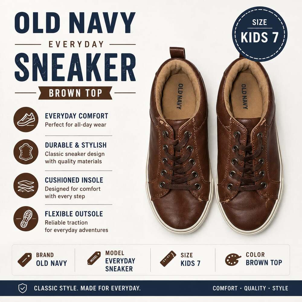 Old Navy Everyday Sneaker Brown Top